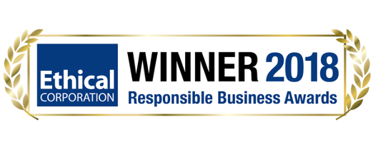 Ethical Corporation Responsible Business Awards Winner 2018 logo