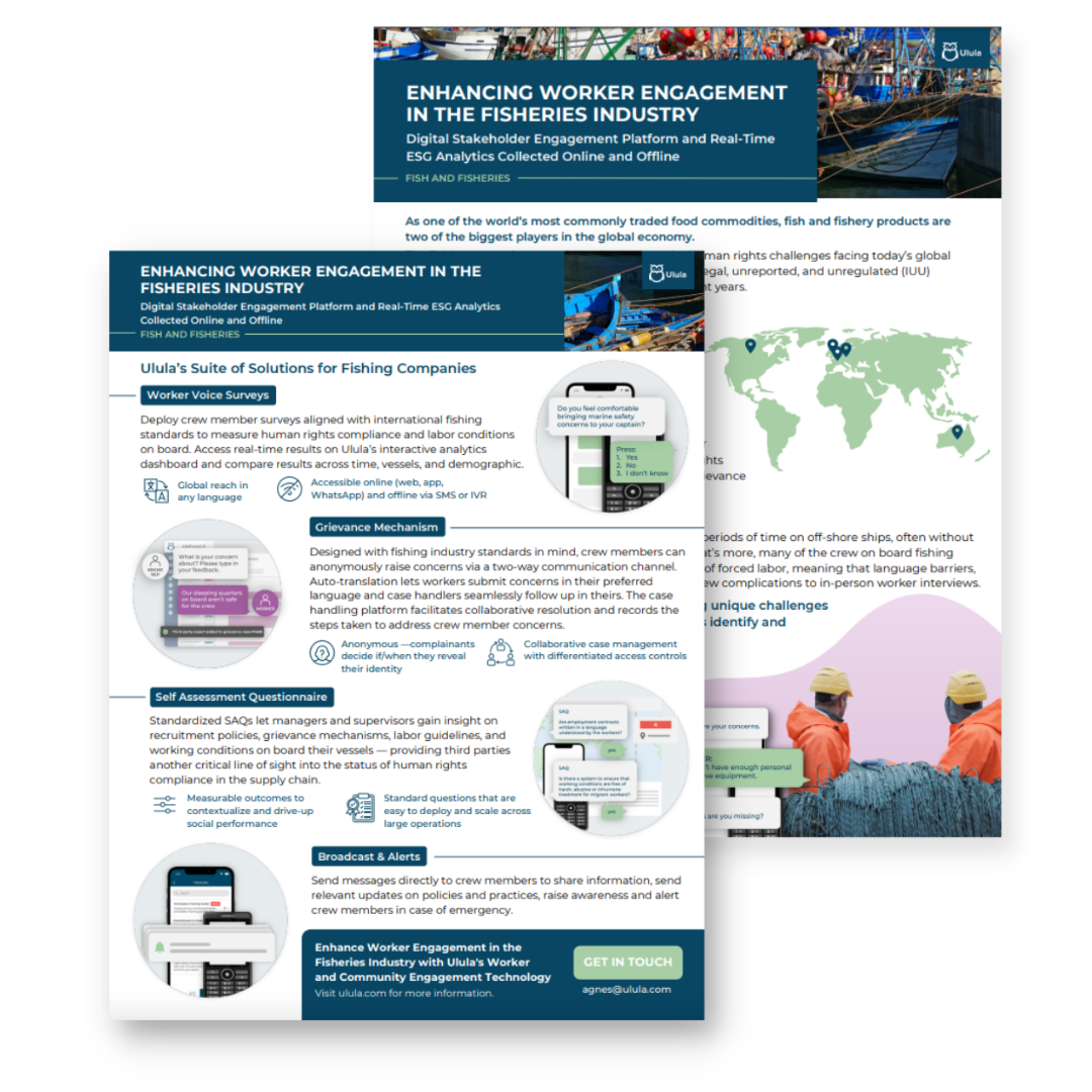Ulula Fishing Product Sheet 